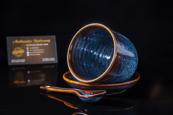 The tea cup from Battrang ceramic is extremely delicate