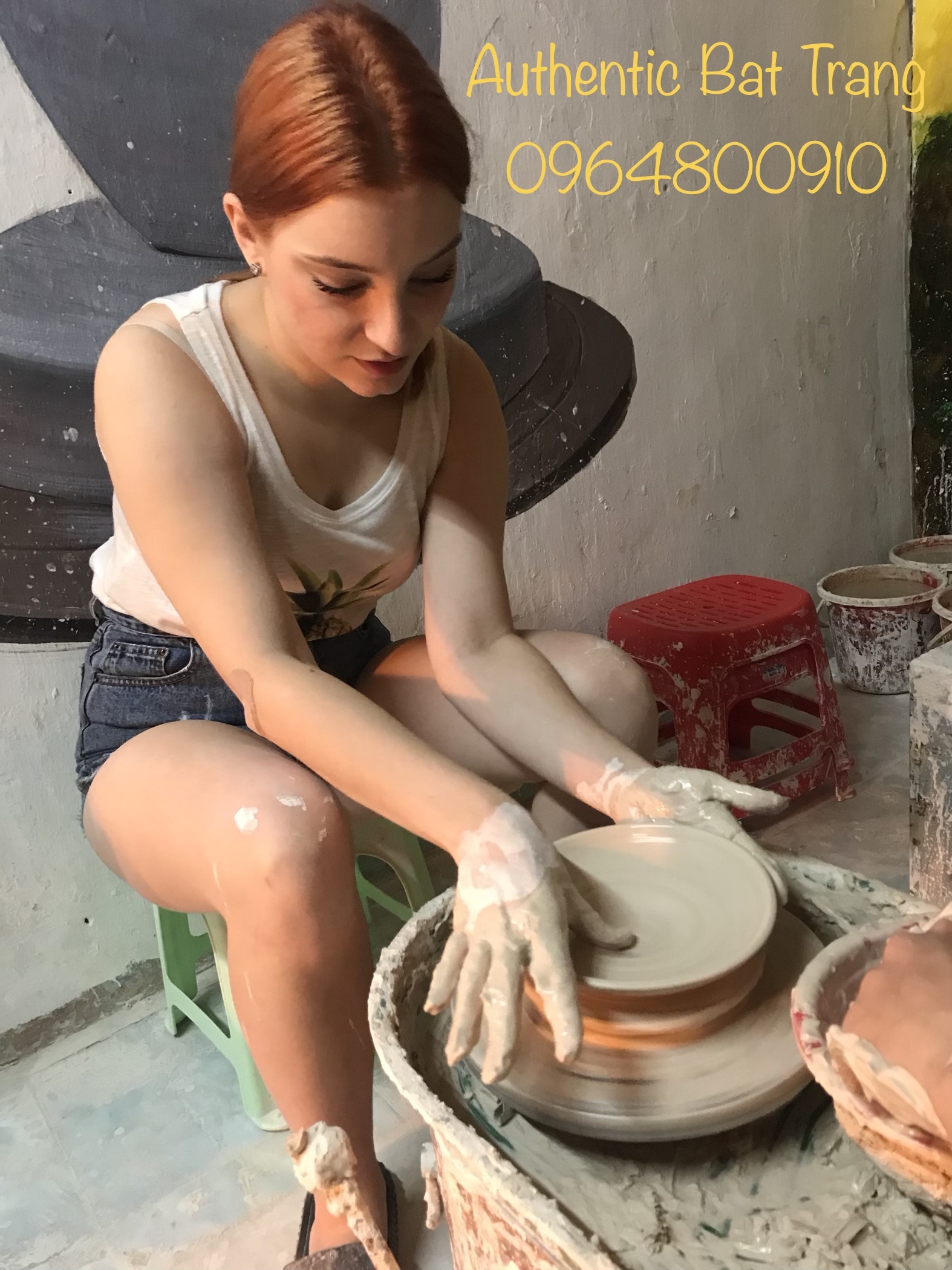 It was such an amazing experience with pottery teacher