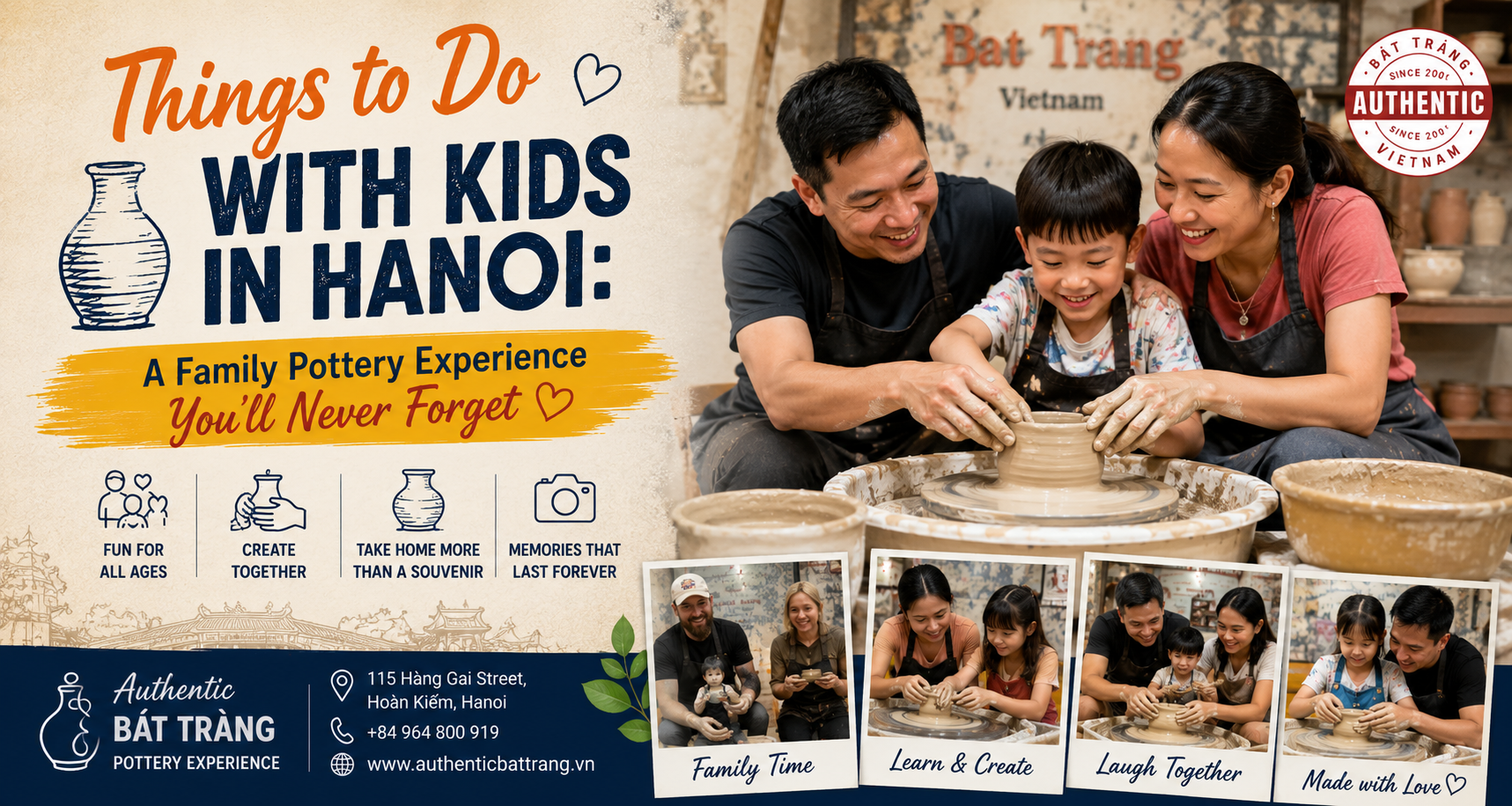 Things to Do with Kids in Hanoi: A Family Pottery Experience You'll Never Forget