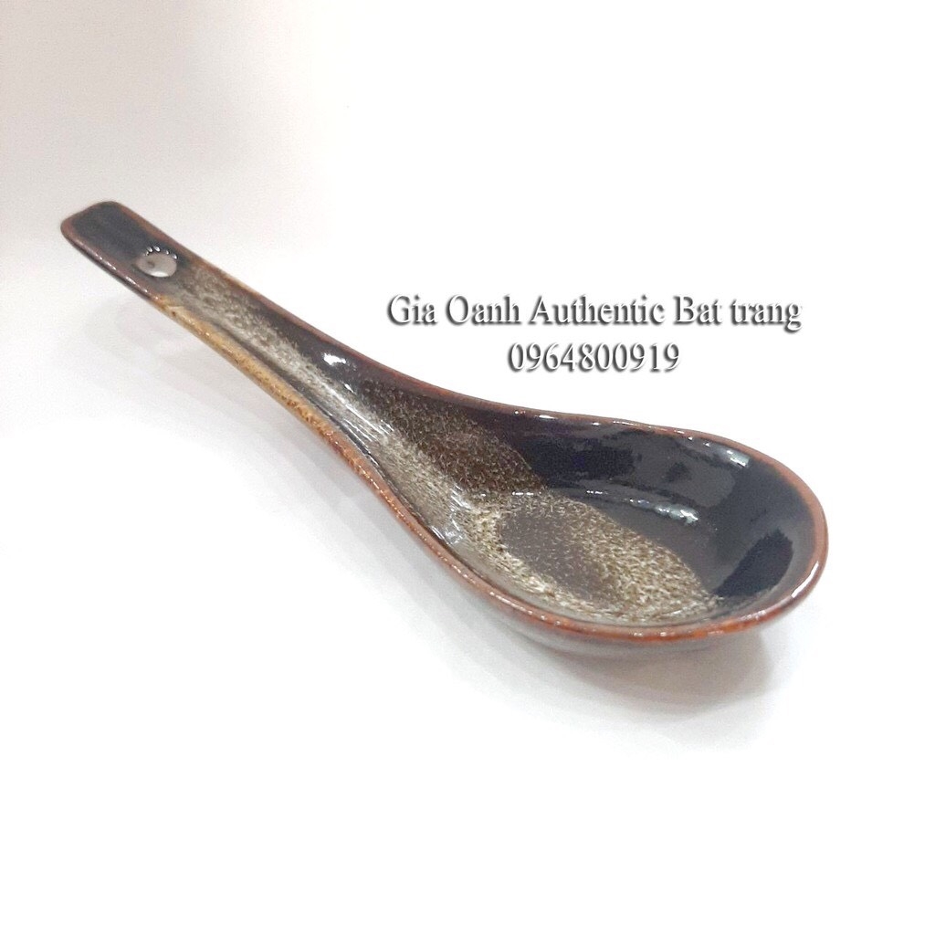 2-in-1 spoon-fork holder Very convenient- HIGH-QUALITY variable enamel, Specialized for restaurants - Gia Oanh Ceramics Factory Authentic Bat Trang