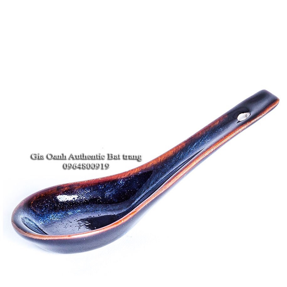 2-in-1 spoon-fork holder Very convenient- HIGH-QUALITY variable enamel, Specialized for restaurants - Gia Oanh Ceramics Factory Authentic Bat Trang