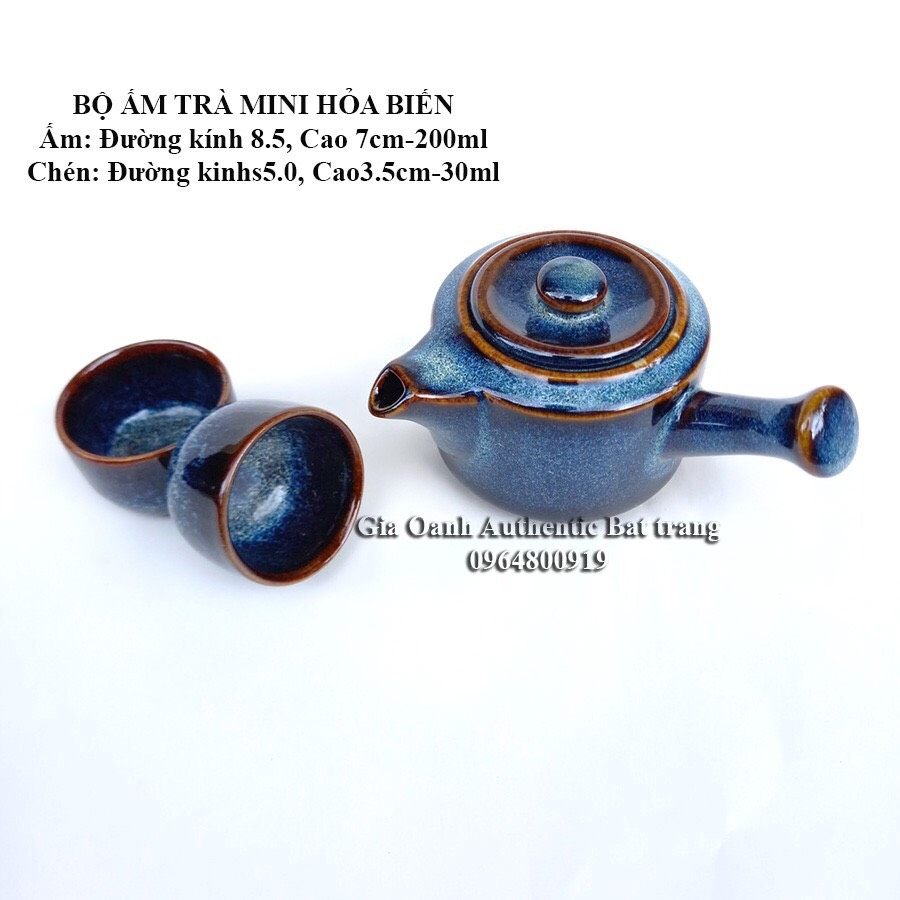 HOT HIGH-QUALITY MINI Teapot Set - Luxury ceramic gifts - Gia Oanh Authentic Bat Trang Ceramics Factory