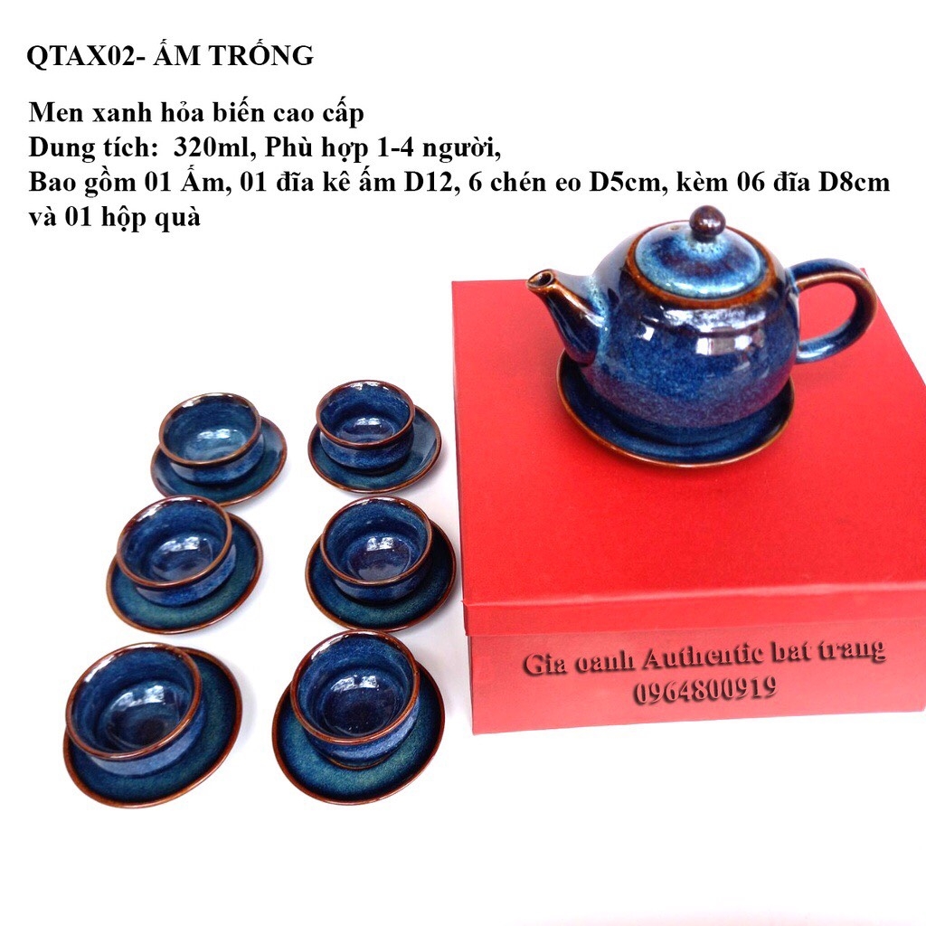 Gift sets teapots, cups for the occasion of Tet, housewarming, Corporate gifts - High-class - Beautiful - Luxury ceramics
