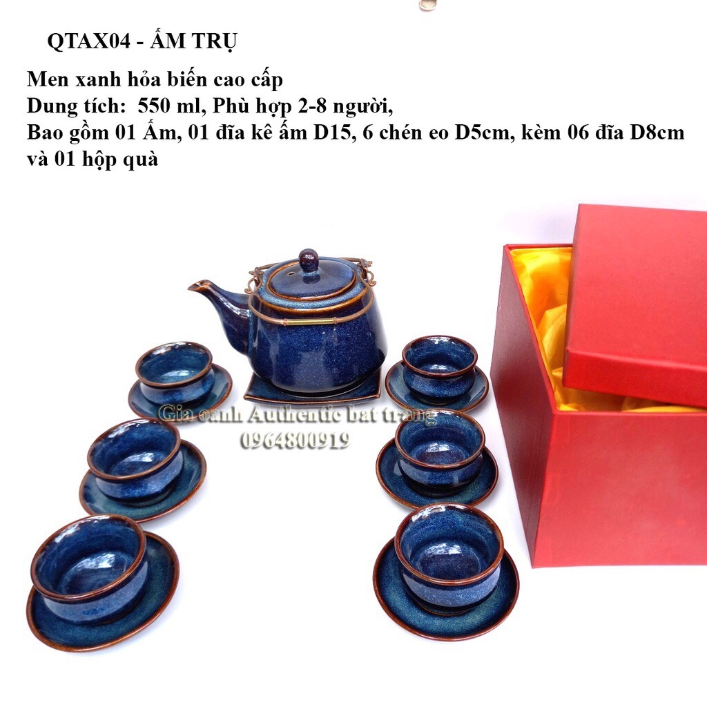 Gift sets teapots, cups for the occasion of Tet, housewarming, Corporate gifts - High-class - Beautiful - Luxury ceramics