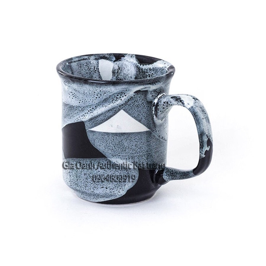 BEAUTIFUL - UNIQUE ARTISTIC ENAMEL DRINK CUP - HIGH-QUALITY GLAZE MADE IN AUTHENTIC BAT TRANG FACTORY