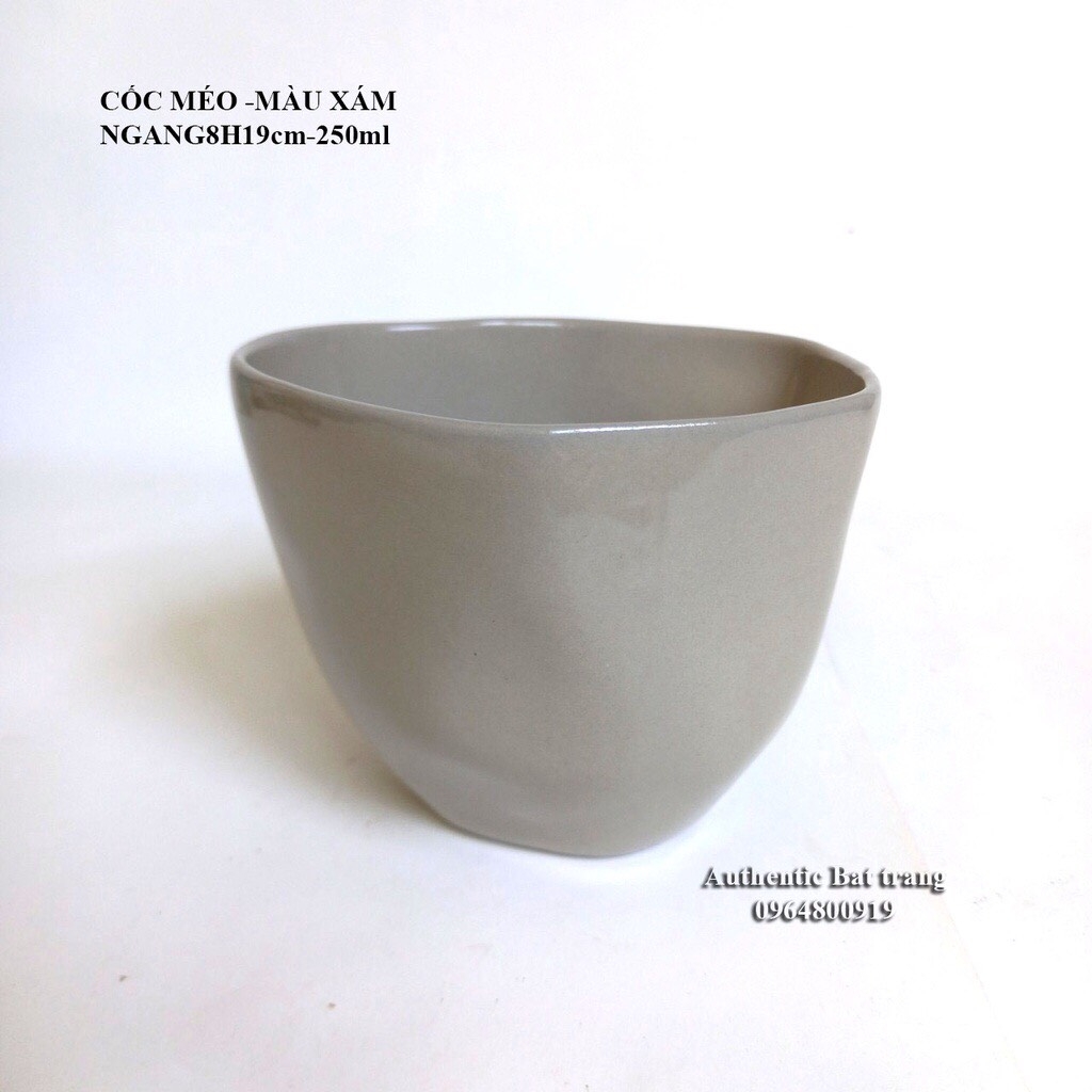 Distorted cup - Unique style for enjoying tea and coffee - Authentic Bat Trang ceramics