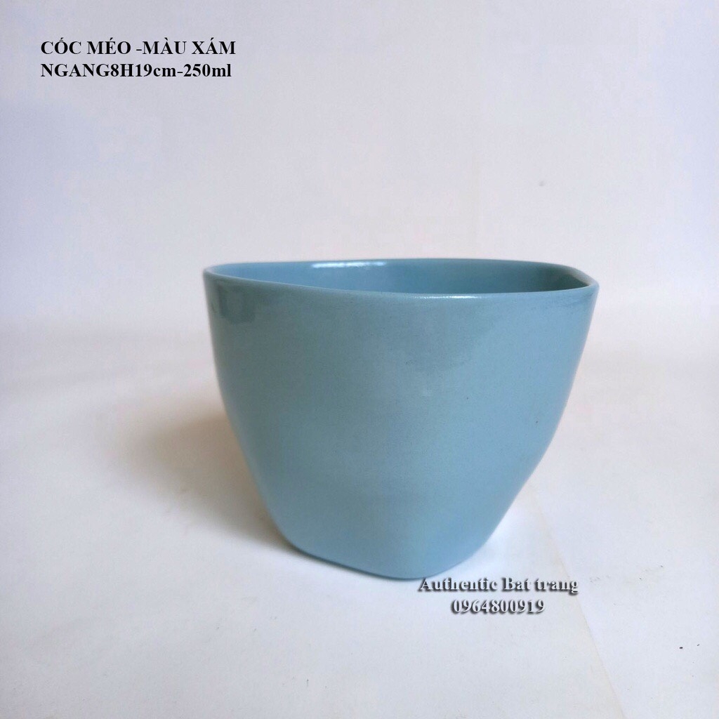 Distorted cup - Unique style for enjoying tea and coffee - Authentic Bat Trang ceramics