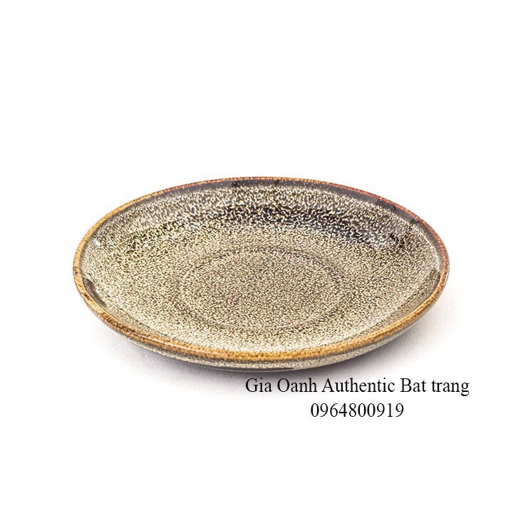 Tea cup millet plate D8, D12 - High-class fire glaze - Gia Oanh Authentic Bat Trang Workshop