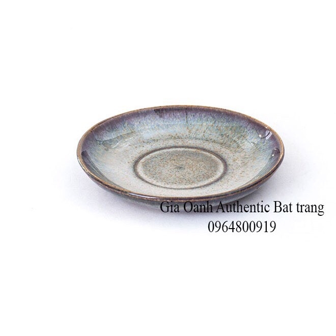 Tea cup millet plate D8, D12 - High-class fire glaze - Gia Oanh Authentic Bat Trang Workshop