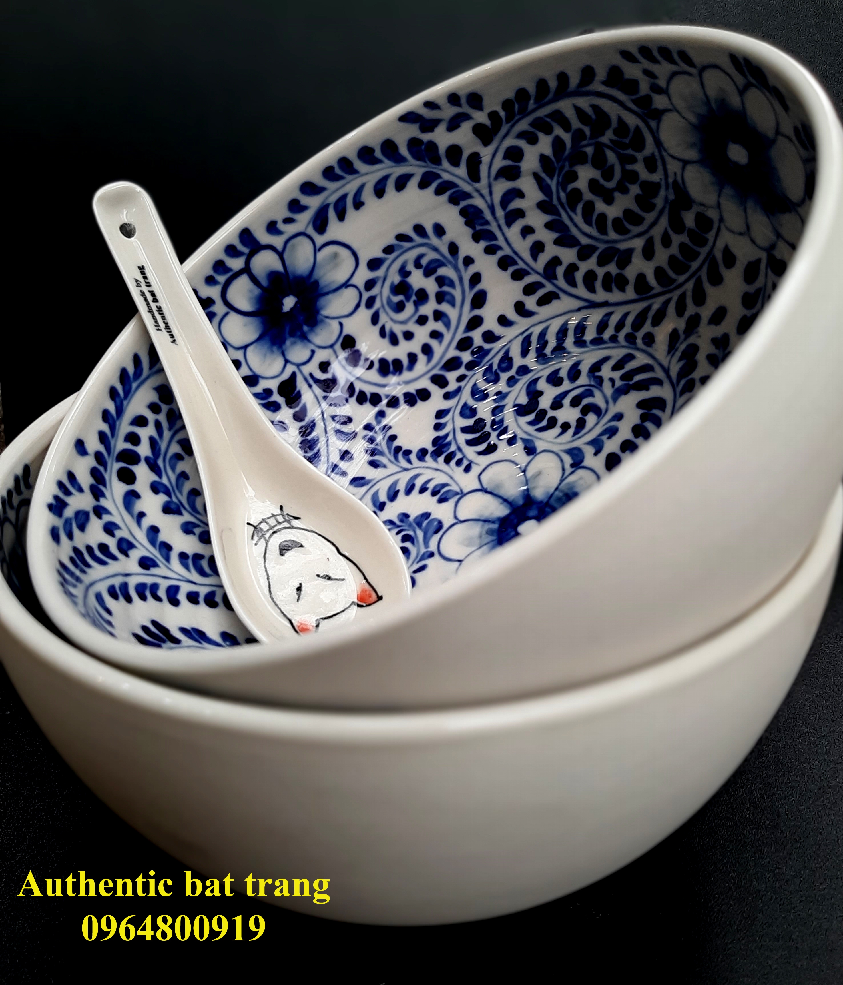 Nice design with hand painted bowl