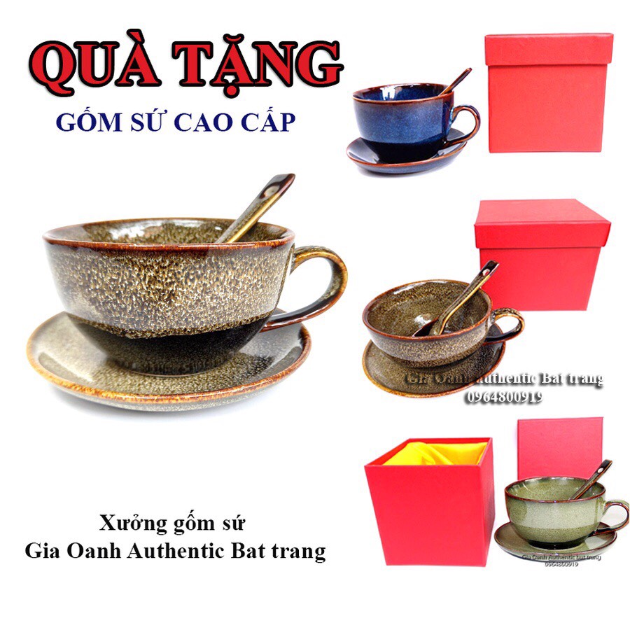 cappuccino gift set - Bộ quà tặng cốc cappuccino một bộ quà tăng đẹp, ý nghĩa và đẳng cấp nhân dịp năm mới, lễ tết